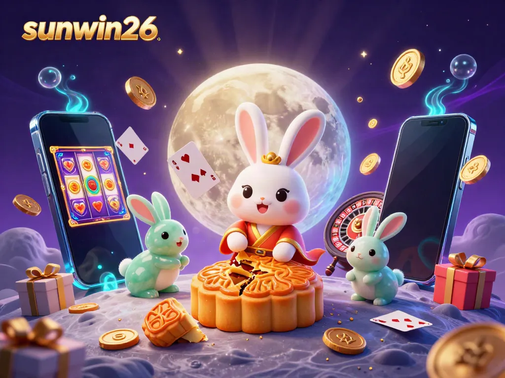 Experience sunwin26 casino action with vibrant moonlit gaming elements and dynamic characters.
