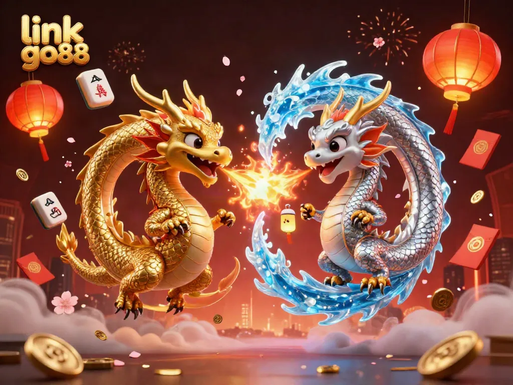 Engage in thrilling gameplay with link go88 surrounded by vivid symbols of luck and fortune.