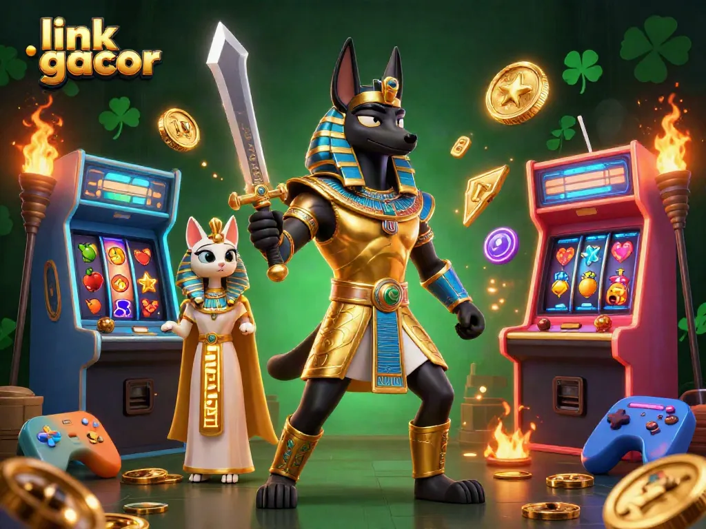 Engage with the action at link gacor as colorful slot elements and mystical characters create an exciting casino atmosphere.