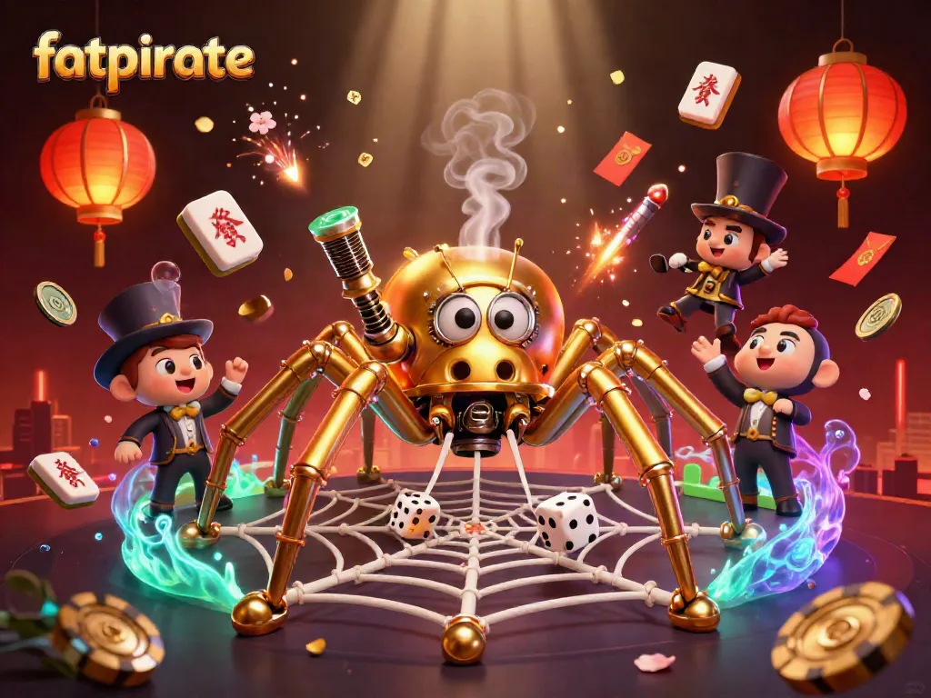 Experience thrilling gameplay with fatpirate as the golden spider spins a web of chance and fortune.