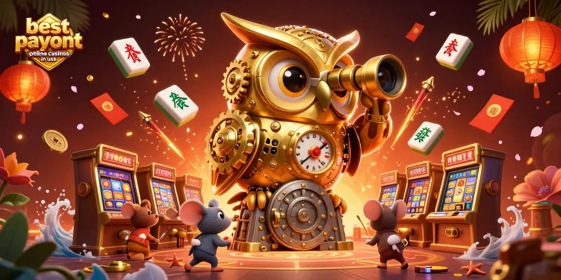 Engage with the best payout online casinos in usa featuring vibrant cartoon characters on a casino theme.