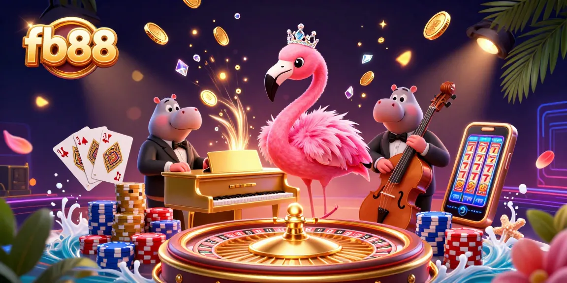 Spin the reels at fb88 casino with lively characters and dazzling gems!